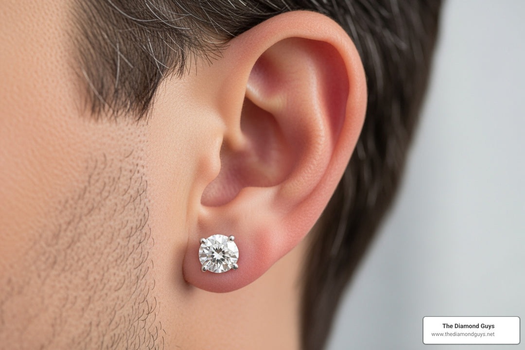 Men's Diamond Studs: Your Bling Buying Handbook