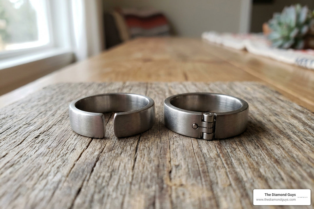 Adjustable Men's Wedding Rings Give Your Knuckles Room to Breathe