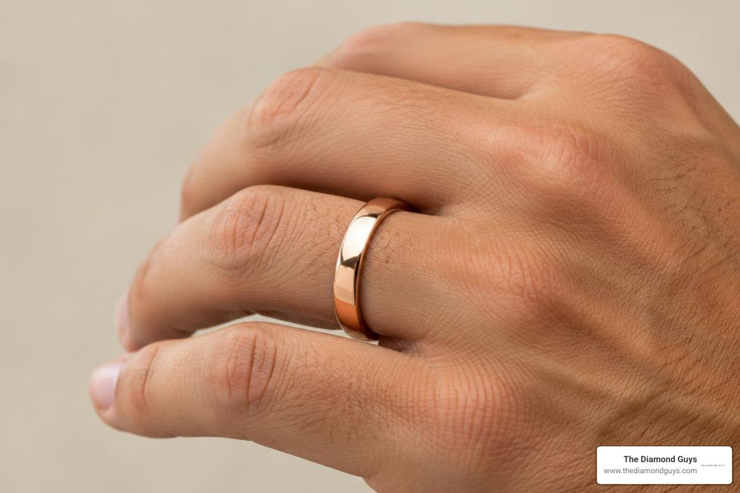 Why Stylish Grooms Are Switching to 14k Rose Gold Wedding Bands