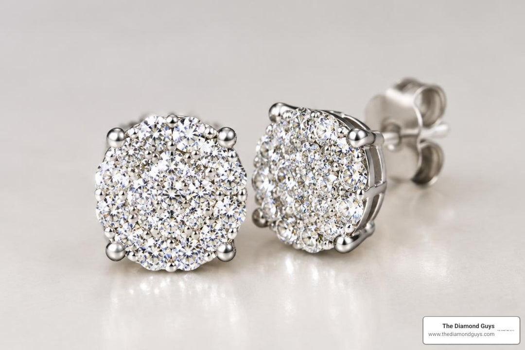 Micro Pave Diamond Studs Deliver Subtle Elegance and Unmatched Radiance