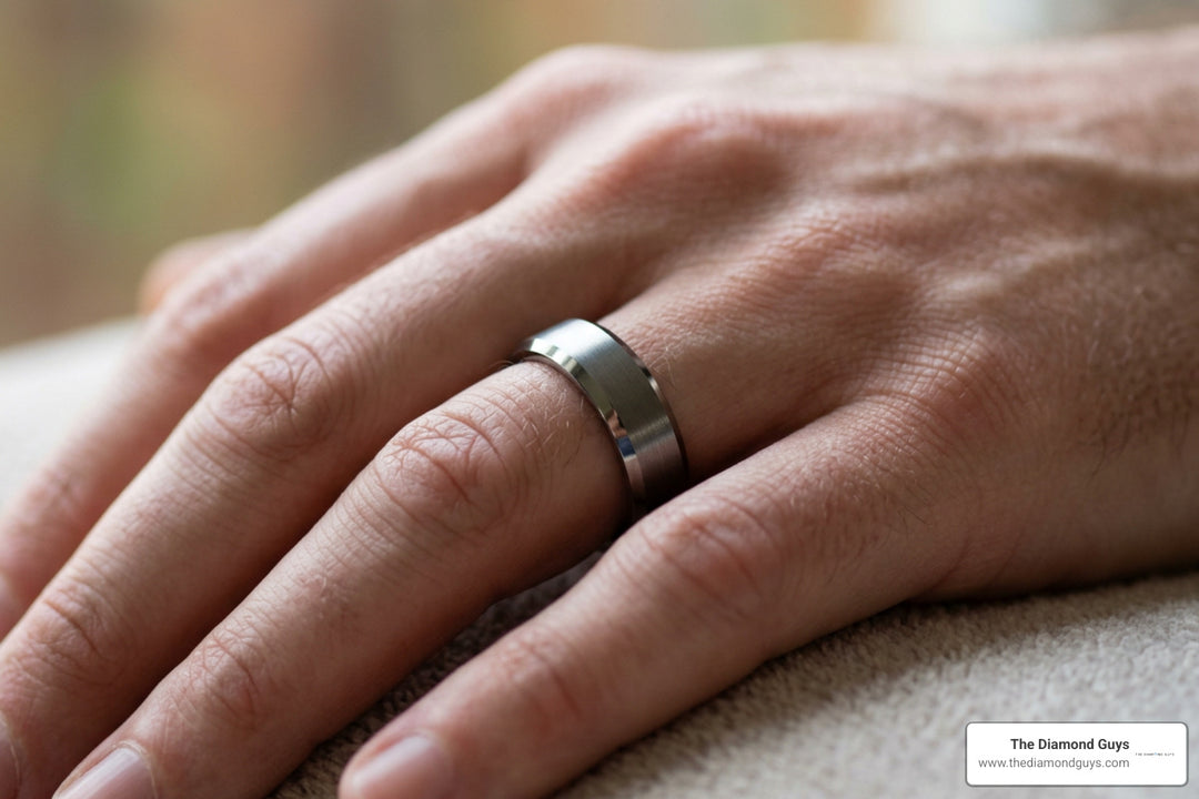 Modern Men Are Choosing Beveled Edge Wedding Bands for Sleek Comfort