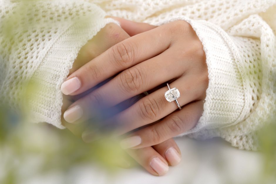 1 Carat Lab Solitaire and Radiant Cut Rings That Won't Break the Bank