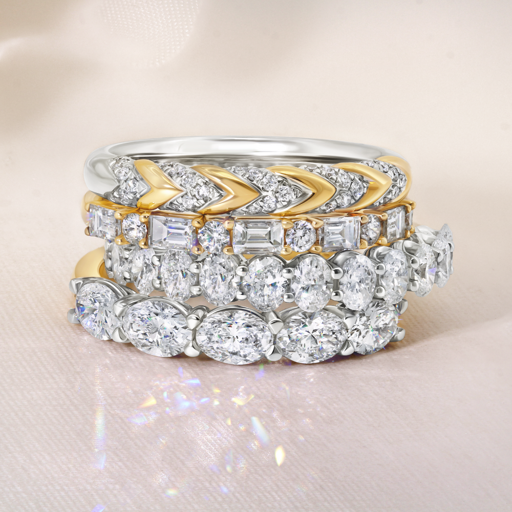 20% OFF Ladies' Modern Wedding & Anniversary Bands