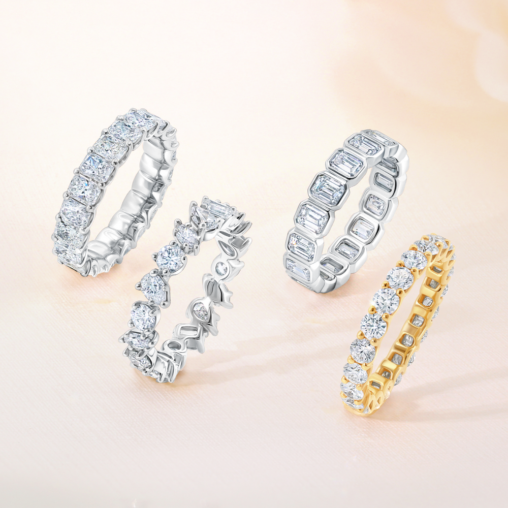 20% OFF Ladies' Eternity Diamond Bands