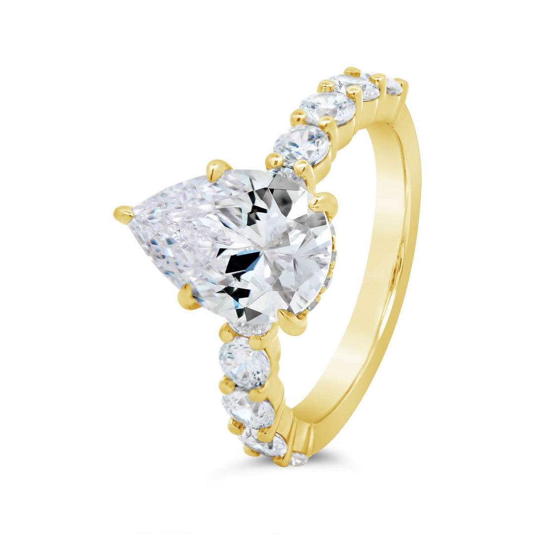 Diamond Engagement Ring with Hidden Halo - YJC6011R-PS - The Diamond Guys