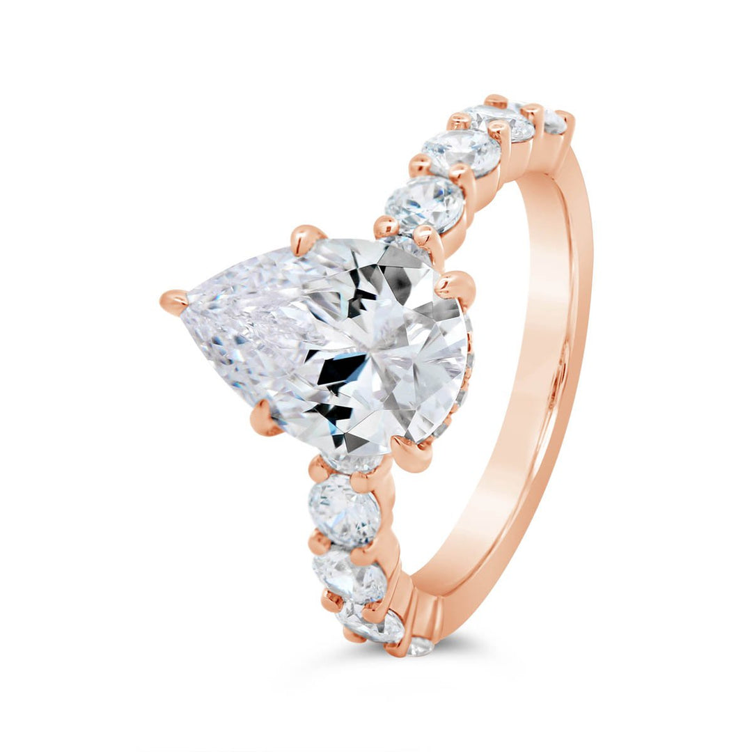 Diamond Engagement Ring with Hidden Halo - YJC6011R-PS - The Diamond Guys