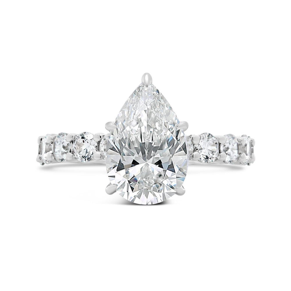 Diamond Engagement Ring with Hidden Halo - YJC6011R-PS - The Diamond Guys