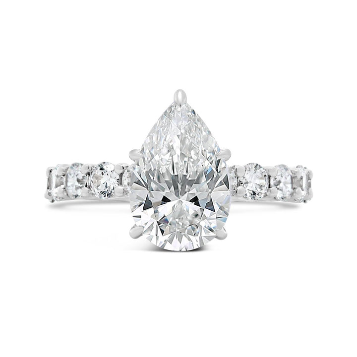 Diamond Engagement Ring with Hidden Halo - YJC6011R-PS - The Diamond Guys