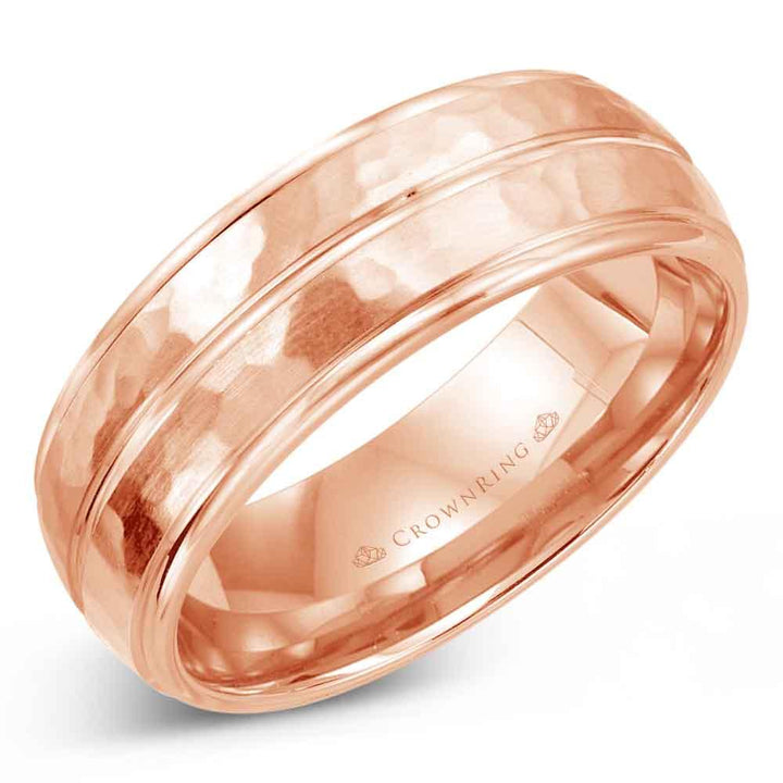 Men's Modern 8mm Wide Wedding Band - WB-9051 - The Diamond Guys