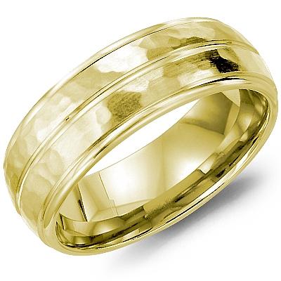 Men's Modern 8mm Wide Wedding Band - WB-9051 - The Diamond Guys