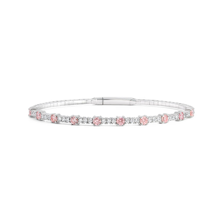 Lab Grown Pink Diamond Bangle - BRDIAL397