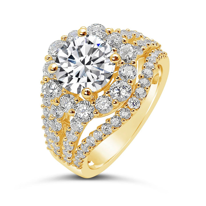 Diamond Halo Engagement Ring Setting - The Diamond Guys
