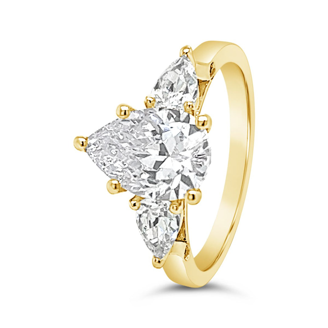 Three Stone Diamond Engagement Ring - The Diamond Guys