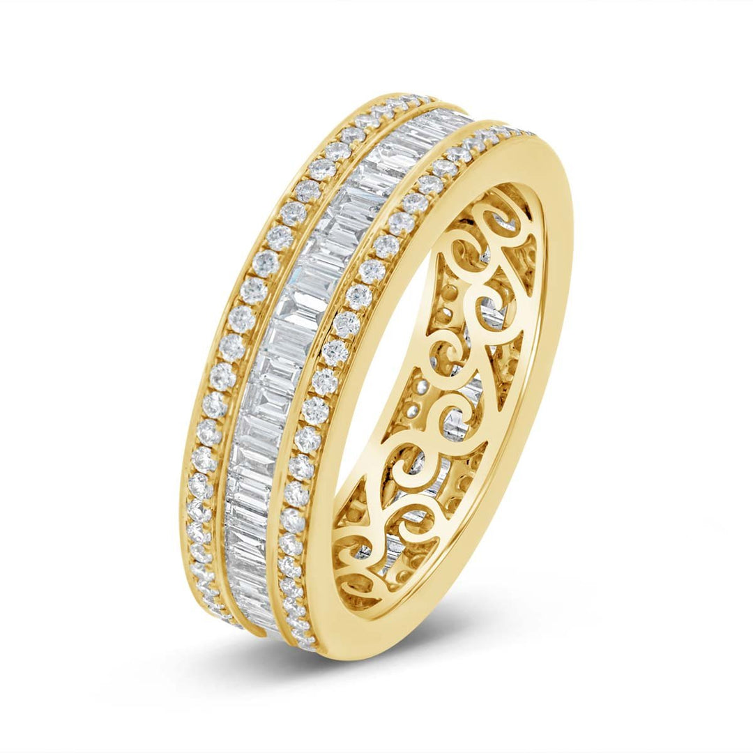 Baguette and Diamond Eternity Band