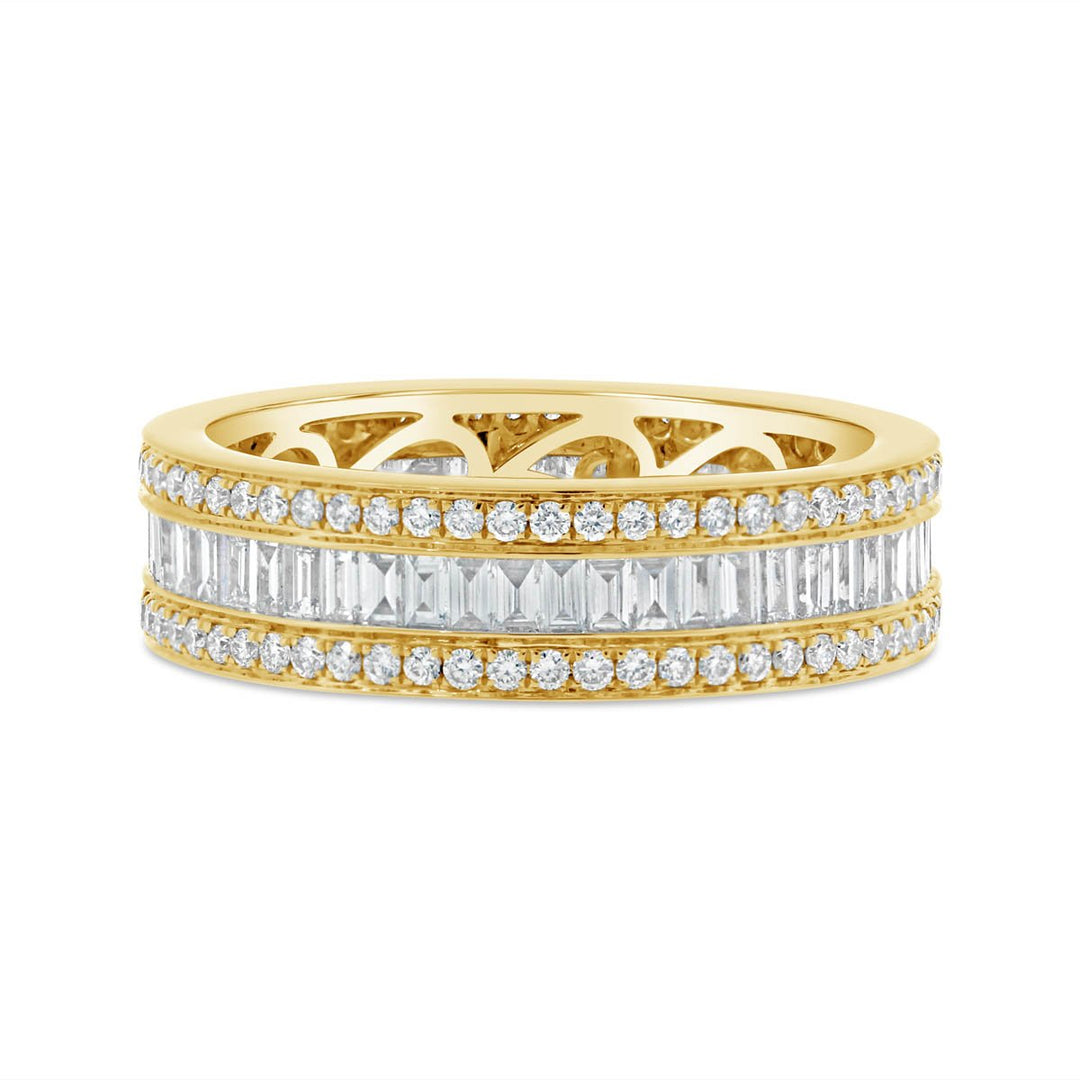 Baguette and Diamond Eternity Band