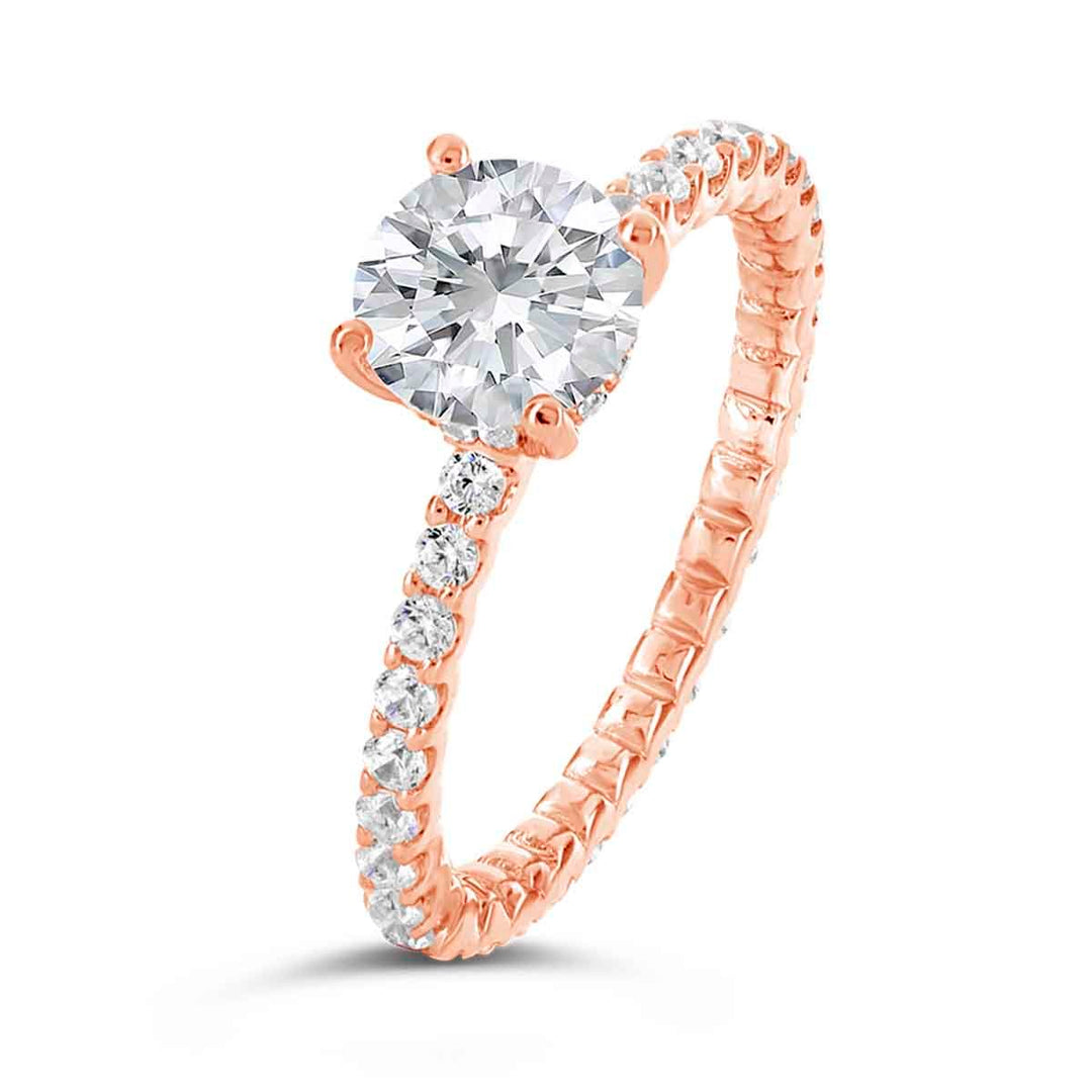Diamond Eternity Engagement Ring - The Diamond Guys
