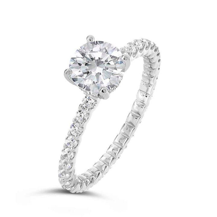 Diamond Eternity Engagement Ring - The Diamond Guys