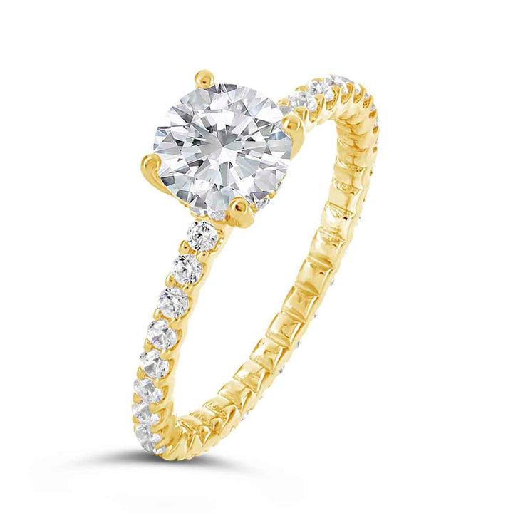 Diamond Eternity Engagement Ring - The Diamond Guys