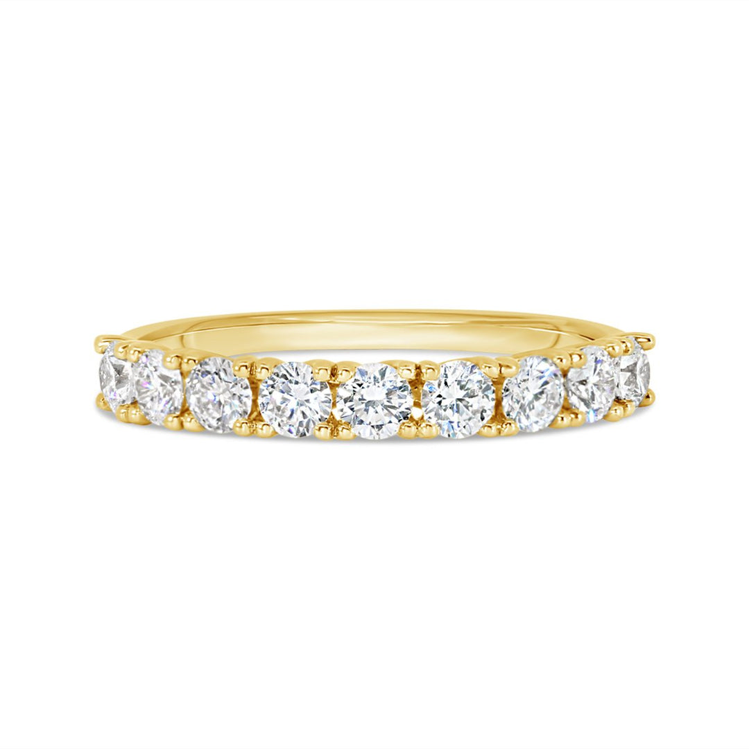 Half-Way Set Lab Grown Diamond Band - 37485