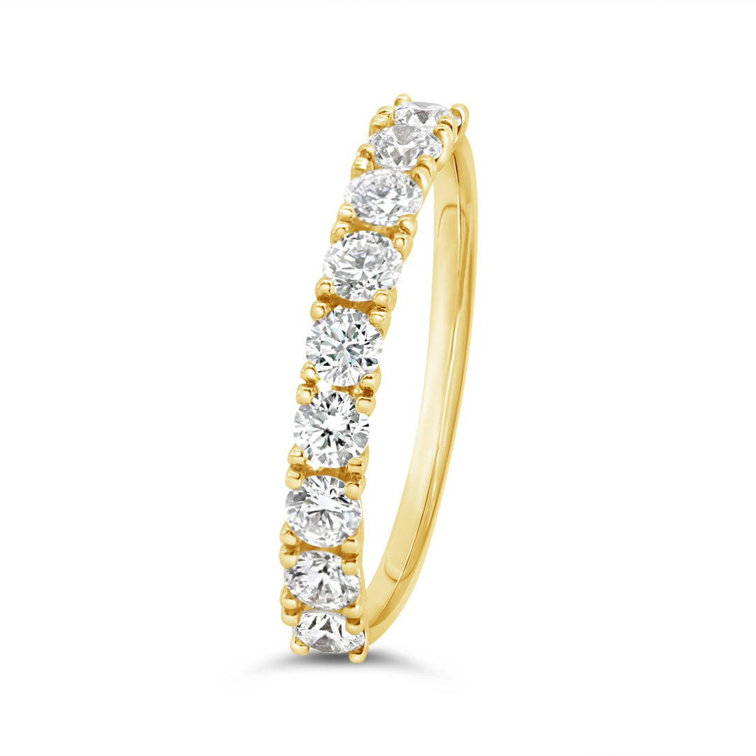 Half-Way Set Lab Grown Diamond Band - 37485