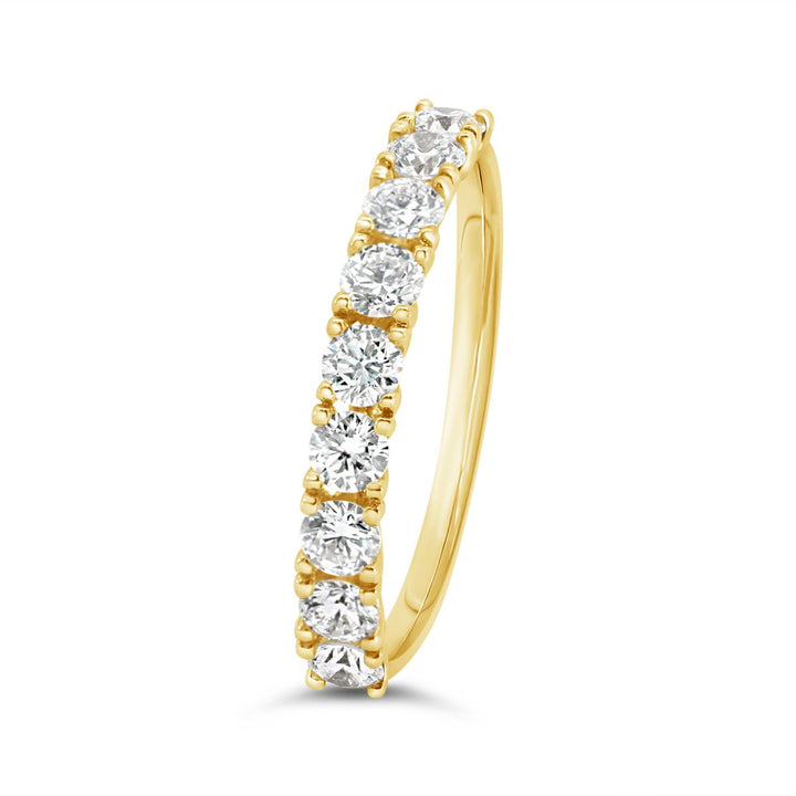 Half-Way Set Lab Grown Diamond Band - 37485
