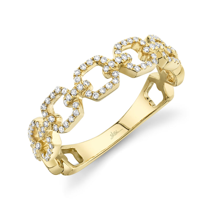 Shy Creation Diamond Link Ring