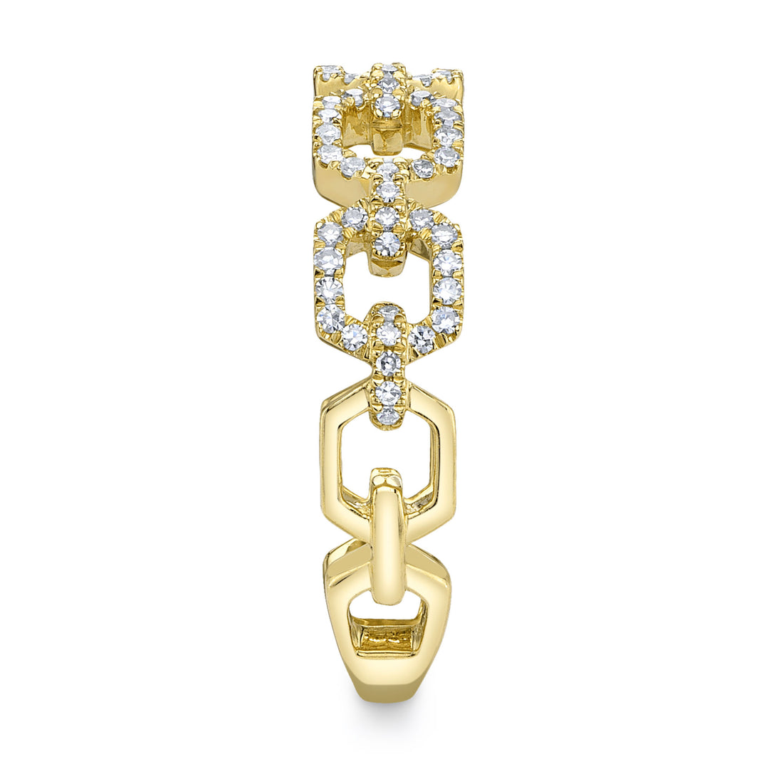Shy Creation Diamond Link Ring