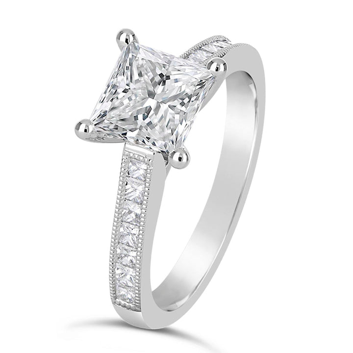 Vintage Inspired Diamond Engagement Ring - The Diamond Guys