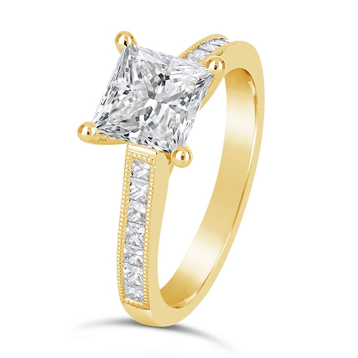 Vintage Inspired Diamond Engagement Ring - The Diamond Guys