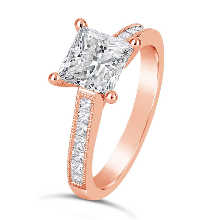 Vintage Inspired Diamond Engagement Ring - The Diamond Guys