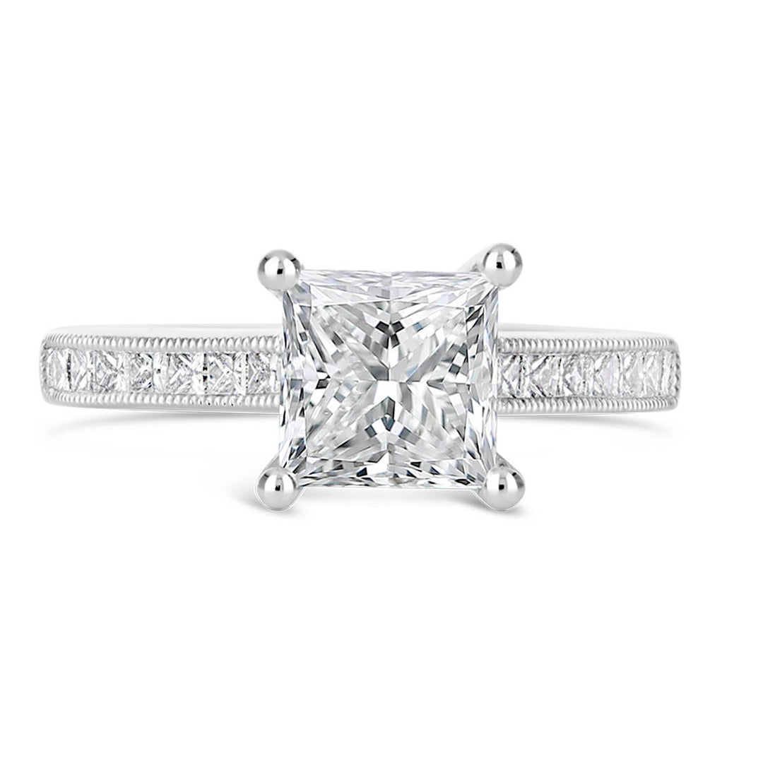 Vintage Inspired Diamond Engagement Ring - The Diamond Guys