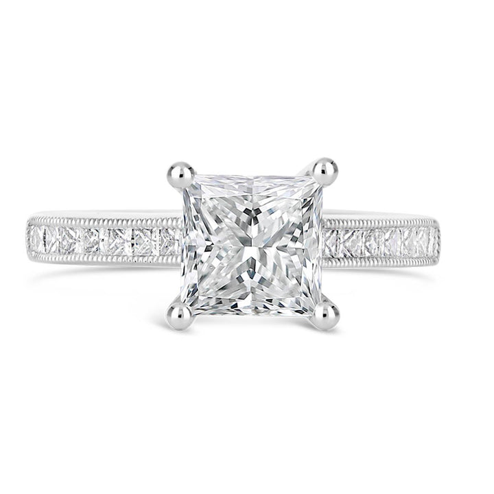 Vintage Inspired Diamond Engagement Ring - The Diamond Guys