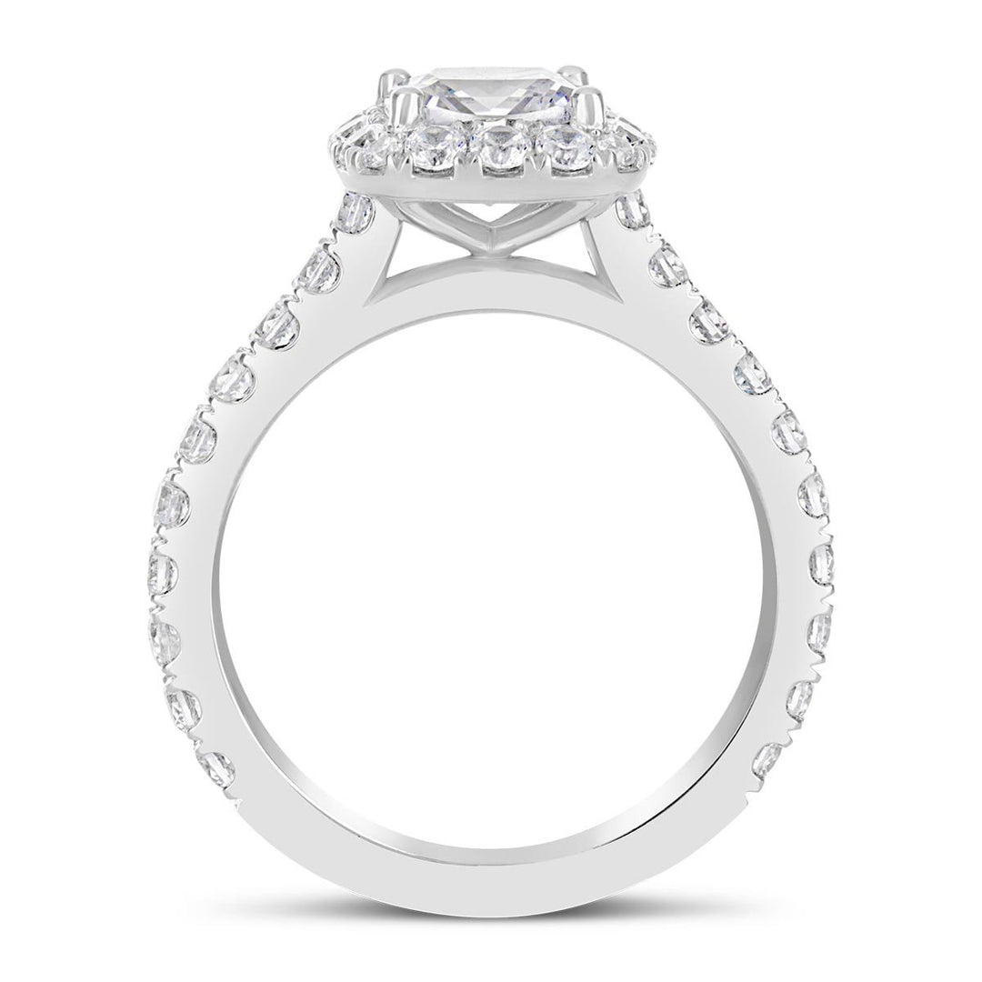 Diamond Halo Engagement Ring - The Diamond Guys