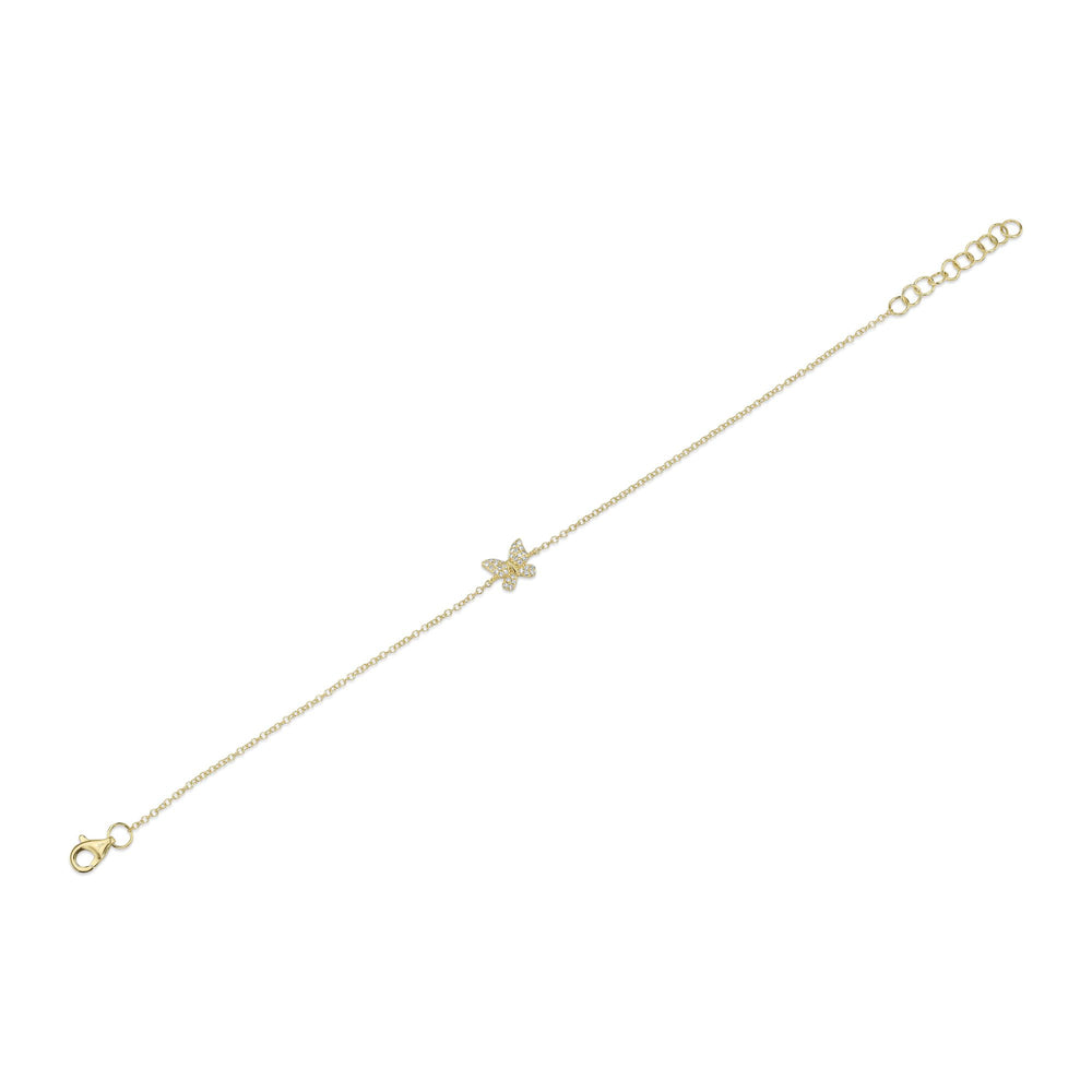 Shy Creation Diamond Butterfly Bracelet - The Diamond Guys