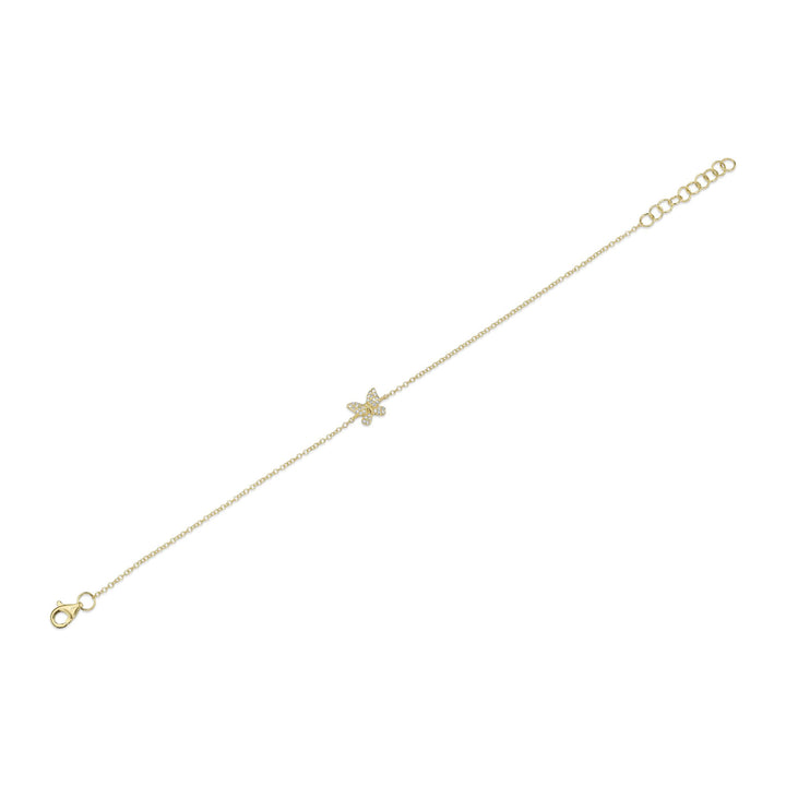 Shy Creation Diamond Butterfly Bracelet - The Diamond Guys