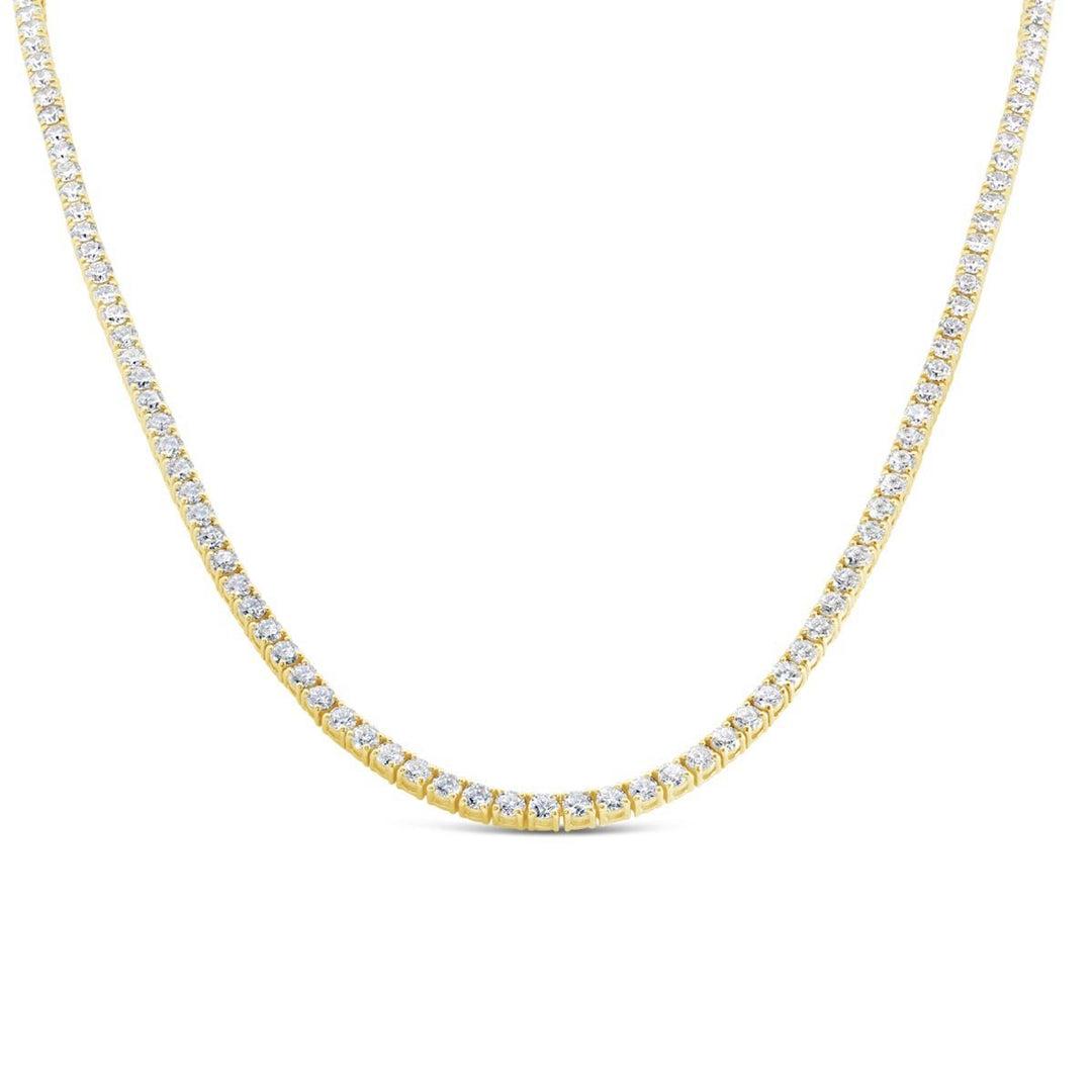 Diamond Tennis Necklace  - (8.88 ct. total weight) - The Diamond Guys