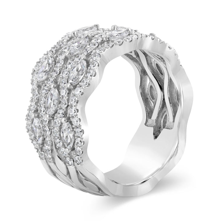 Wide Diamond Band - YJM3241R