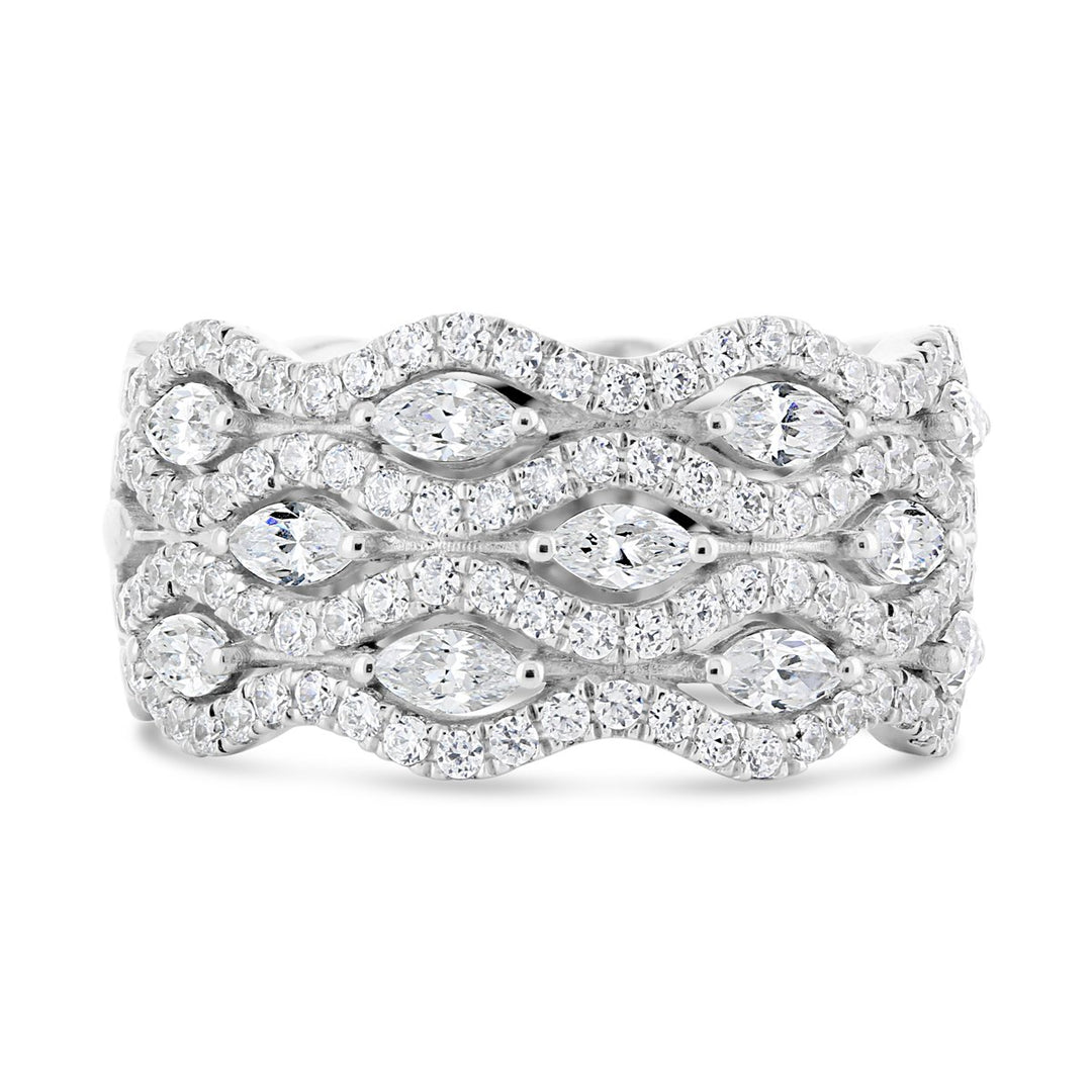 Wide Diamond Band - YJM3241R