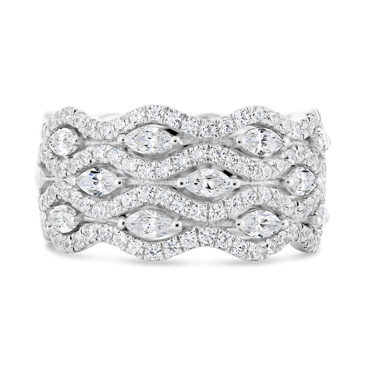 Wide Diamond Band - YJM3241R