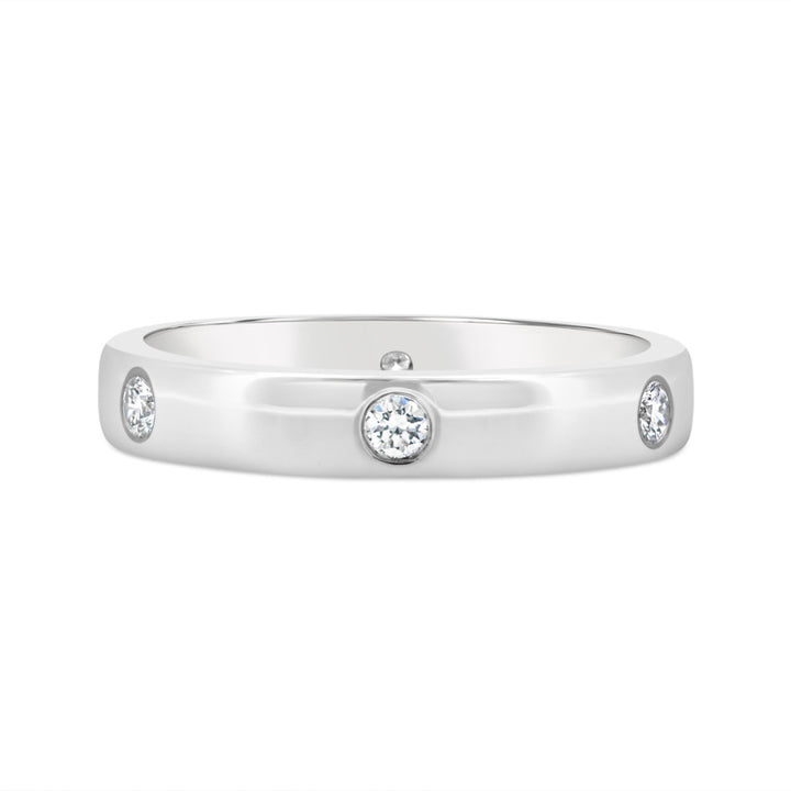 Diamond Flush Set Ring