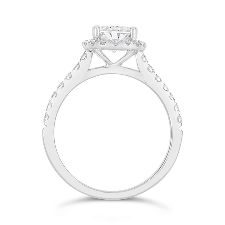 Diamond Halo Engagement Ring - ARD1868