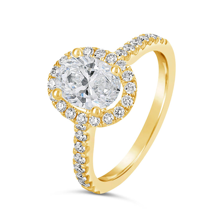 Diamond Halo Engagement Ring - ARD1868