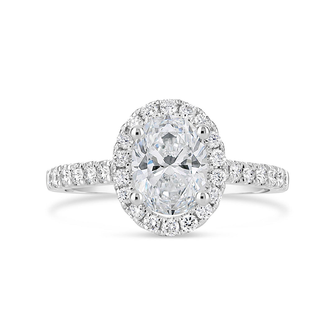 Diamond Halo Engagement Ring - ARD1868