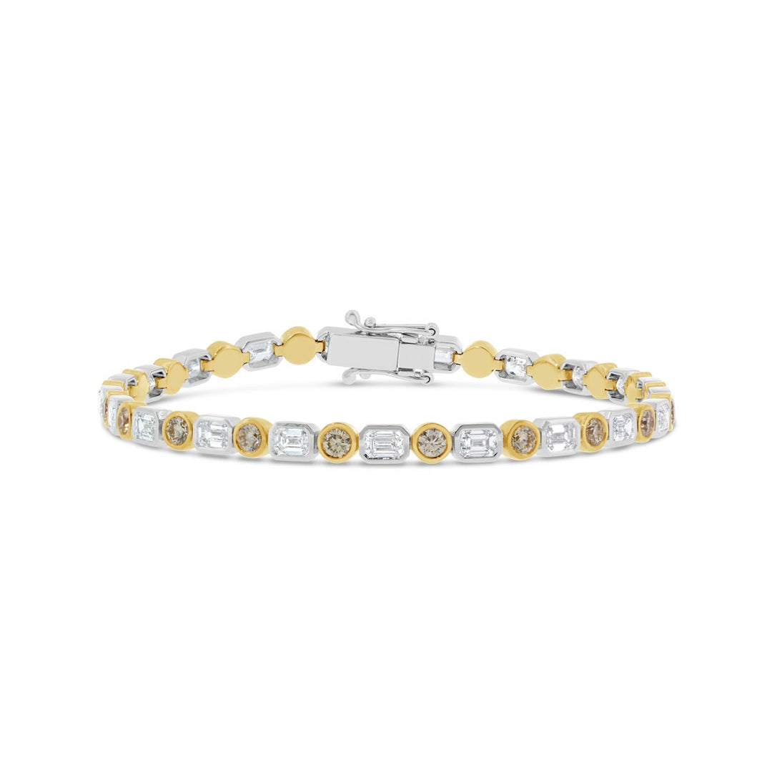Bezel Set Diamond Bracelet With Y&W Diamonds