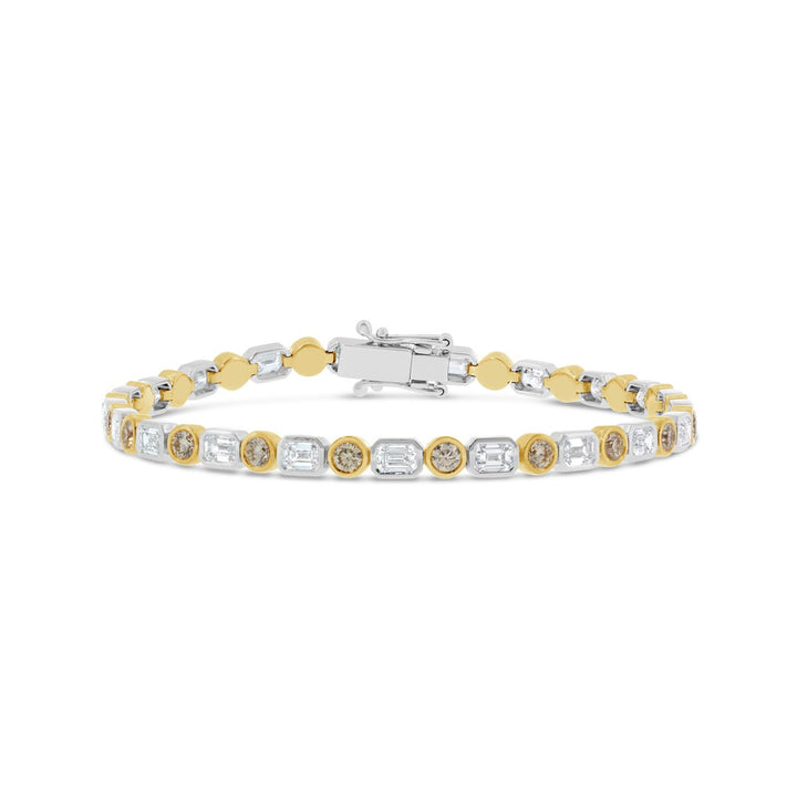 Bezel Set Diamond Bracelet With Y&W Diamonds