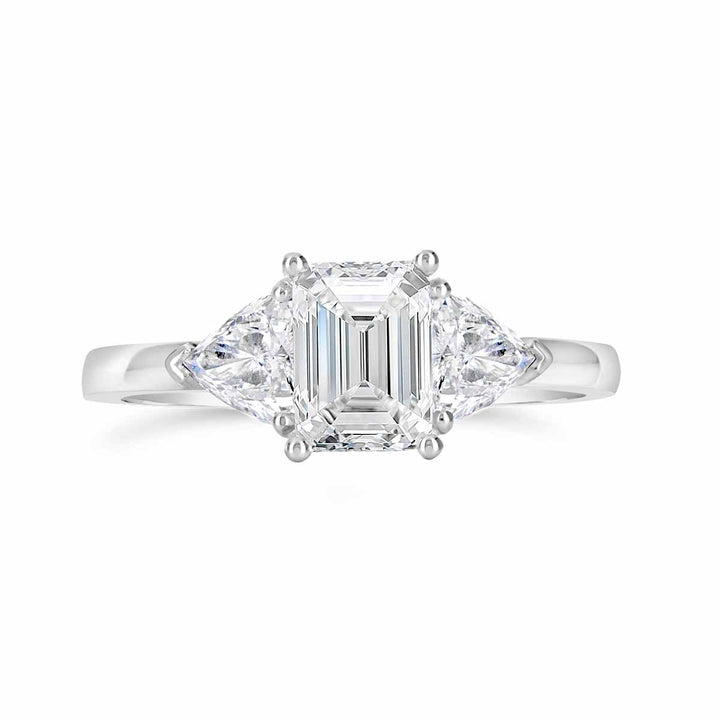 Classic Three Stone Diamond Engagement Ring