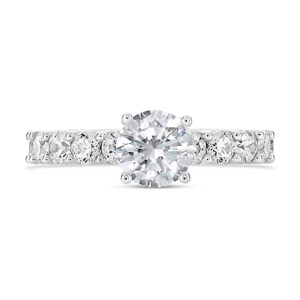 Diamond Eternity Engagement Ring - The Diamond Guys