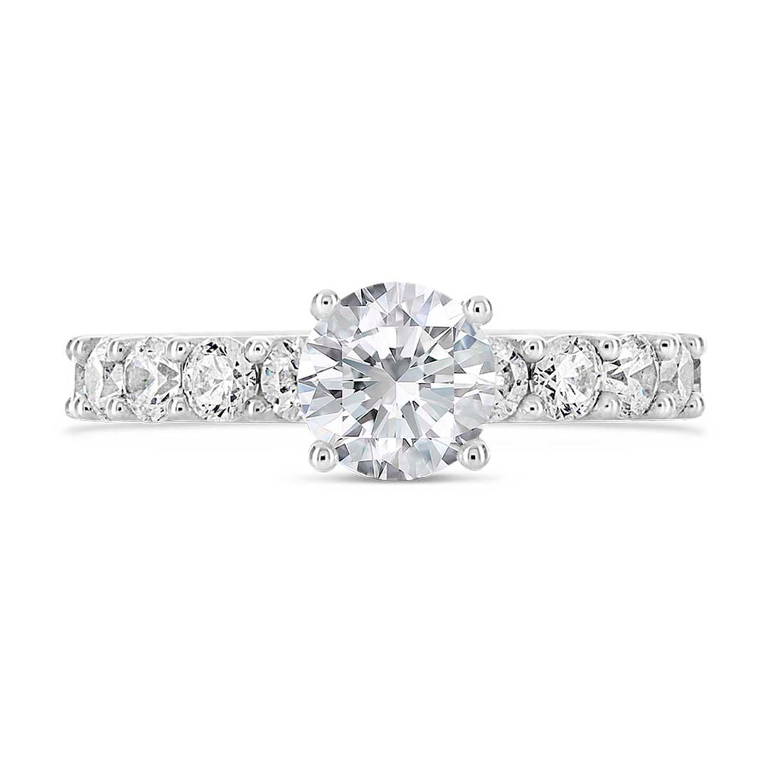 Diamond Eternity Engagement Ring - The Diamond Guys