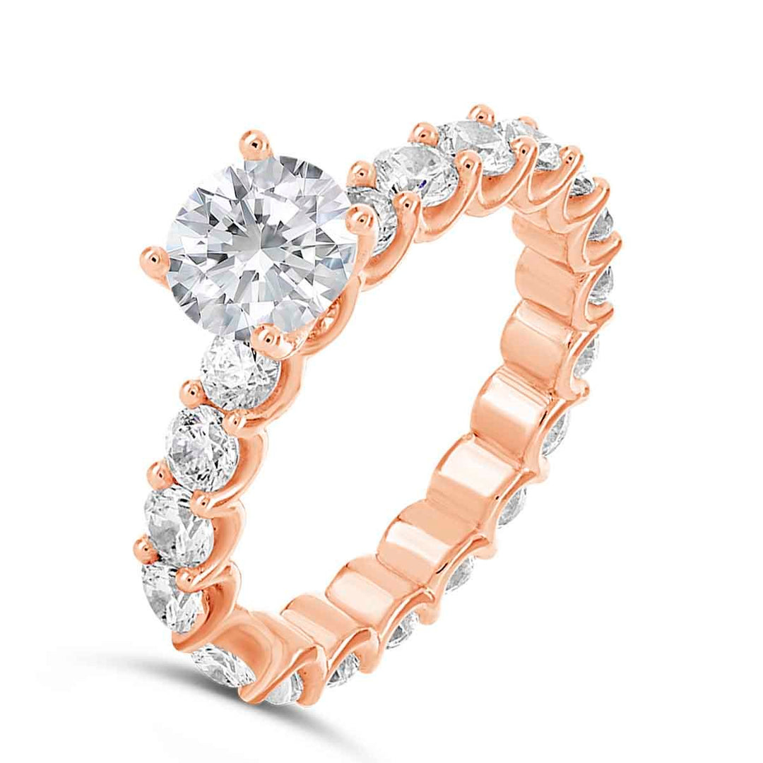 Diamond Eternity Engagement Ring - The Diamond Guys
