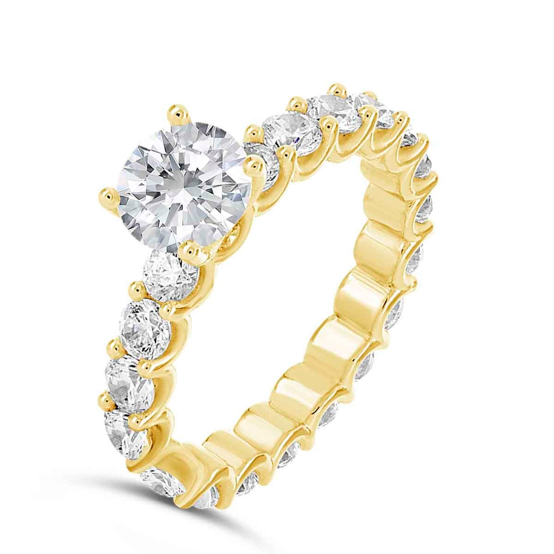 Diamond Eternity Engagement Ring - The Diamond Guys